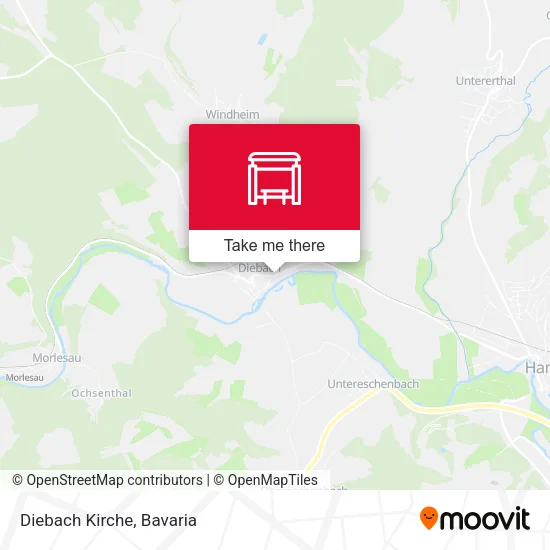 Карта Diebach Kirche