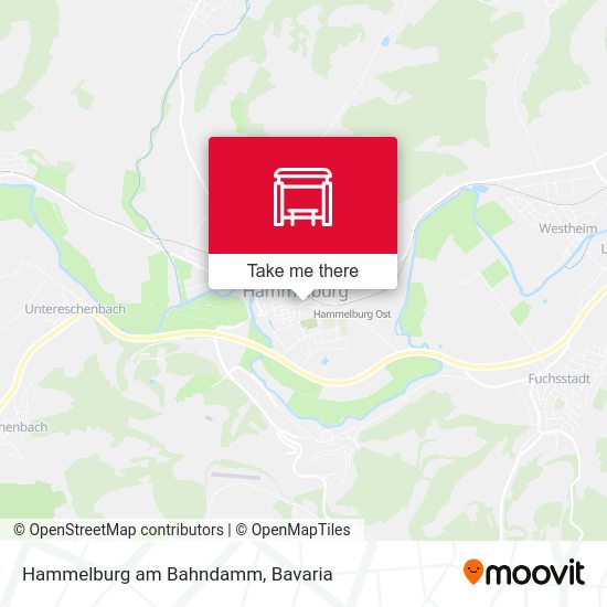 Hammelburg am Bahndamm map