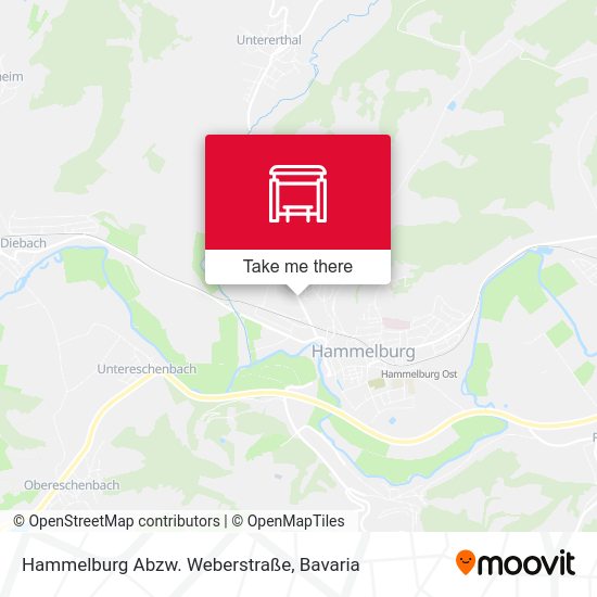 Hammelburg Abzw. Weberstraße map