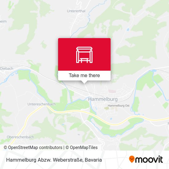 Hammelburg Abzw. Weberstraße map