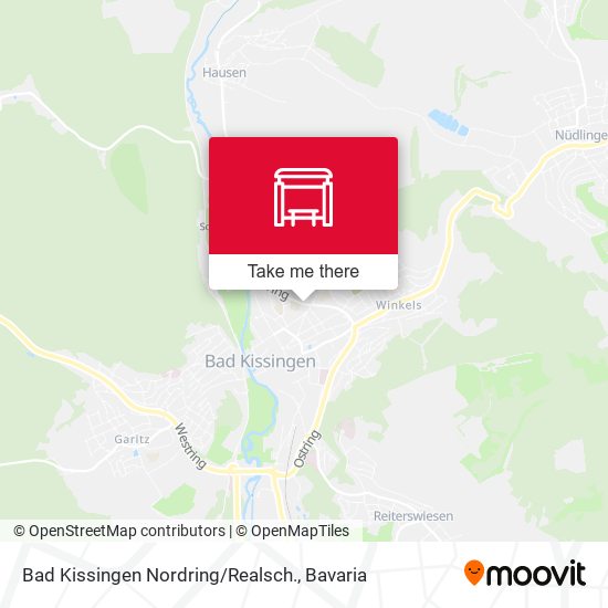 Bad Kissingen Nordring / Realsch. map