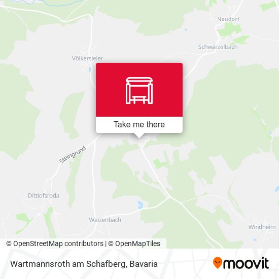 Wartmannsroth am Schafberg map