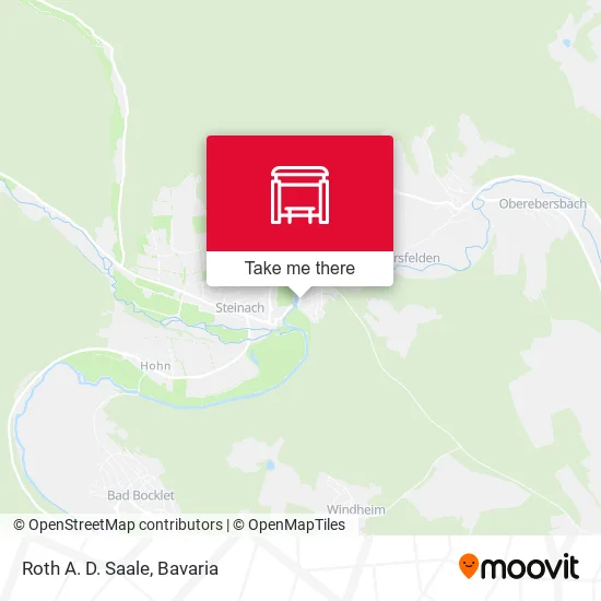 Карта Roth A. D. Saale