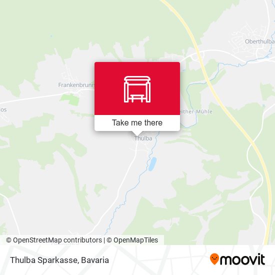 Thulba Sparkasse map