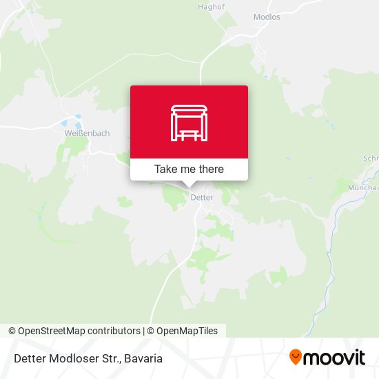 Карта Detter Modloser Str.