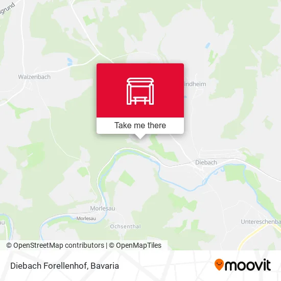 Карта Diebach Forellenhof