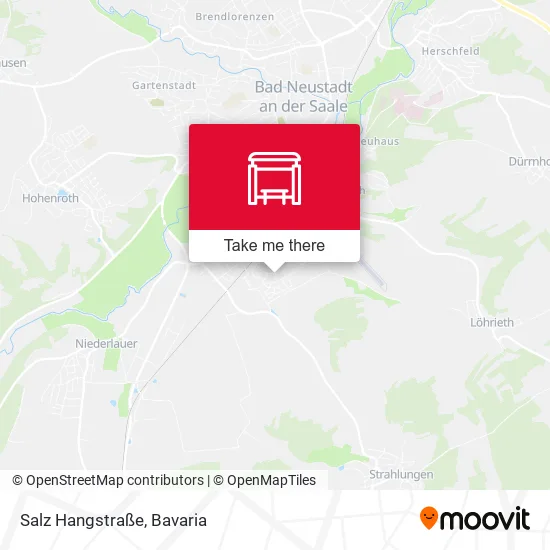 Карта Salz Hangstraße