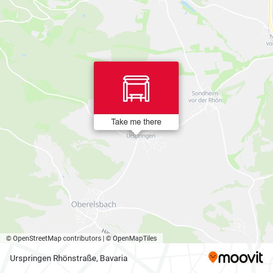 Urspringen Rhönstraße map