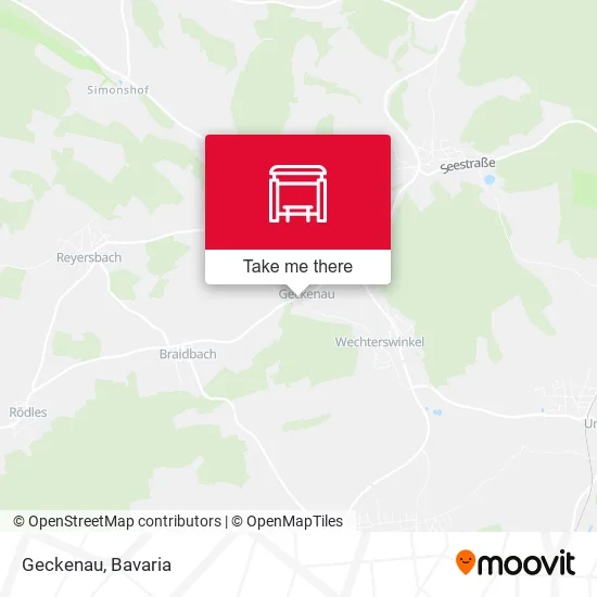 Карта Geckenau