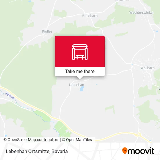 Карта Lebenhan Ortsmitte