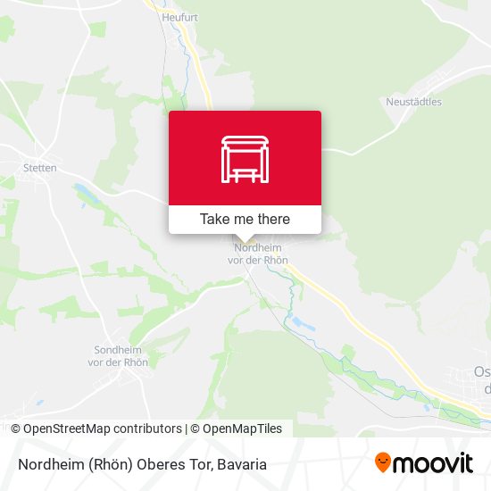 Nordheim (Rhön) Oberes Tor map