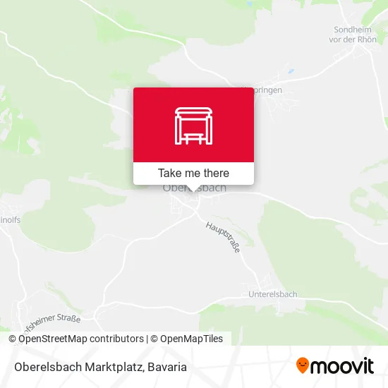 Карта Oberelsbach Marktplatz