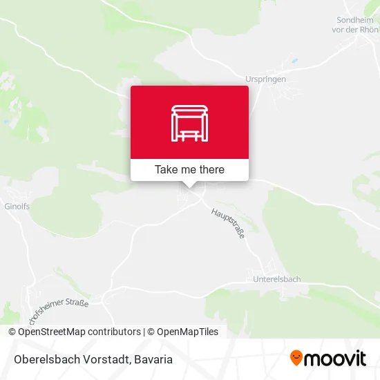 Карта Oberelsbach Vorstadt