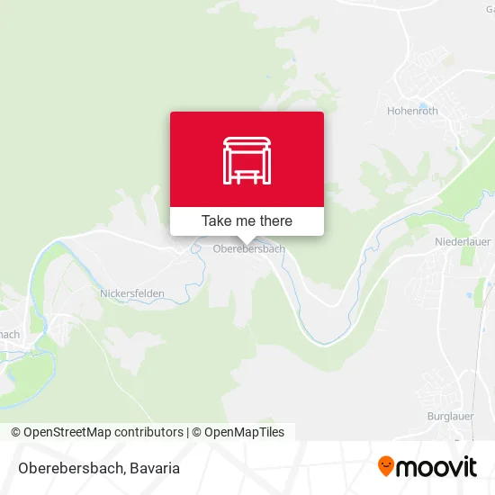 Карта Oberebersbach