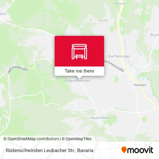 Карта Rüdenschwinden Leubacher Str.