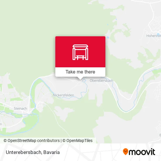 Карта Unterebersbach