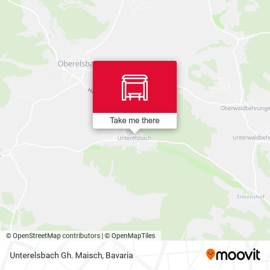 Unterelsbach Gh. Maisch map