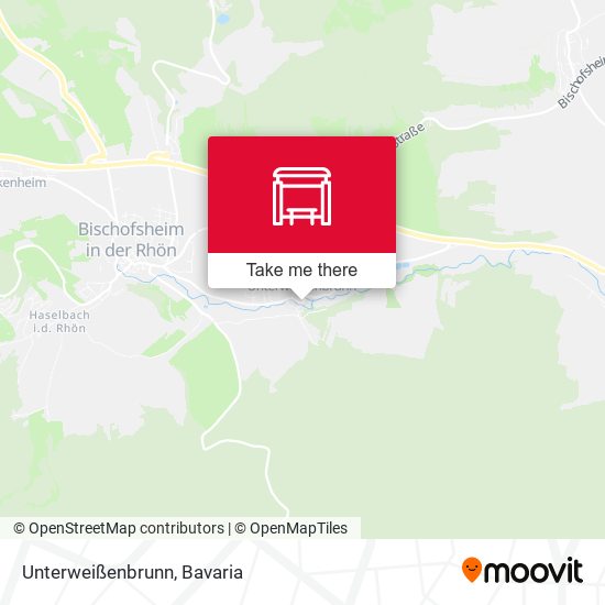 Unterweißenbrunn map