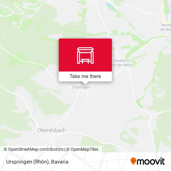 Карта Urspringen (Rhön)