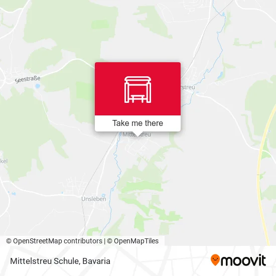 Карта Mittelstreu Schule