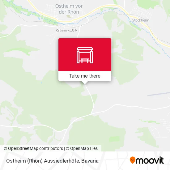 Карта Ostheim (Rhön) Aussiedlerhöfe