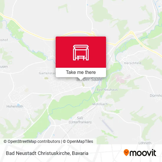 Bad Neustadt Christuskirche map