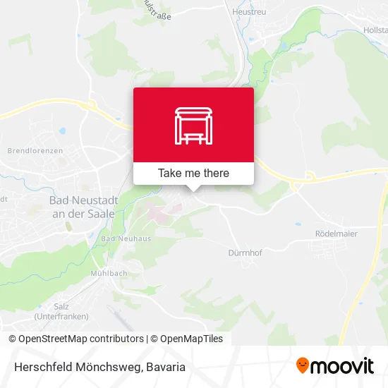 Карта Herschfeld Mönchsweg