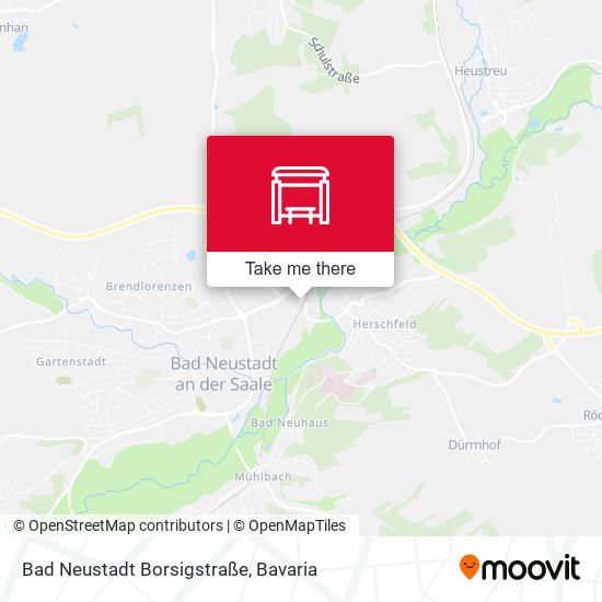 Bad Neustadt Borsigstraße map