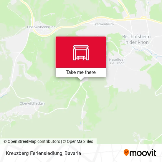 Карта Kreuzberg Feriensiedlung