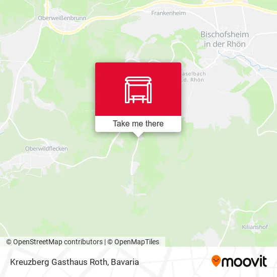Карта Kreuzberg Gasthaus Roth