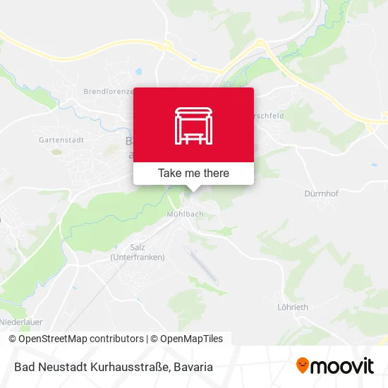 Карта Bad Neustadt Kurhausstraße