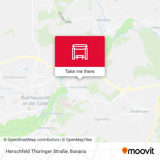 Карта Herschfeld Thüringer Straße