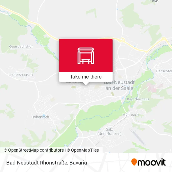 Карта Bad Neustadt Rhönstraße