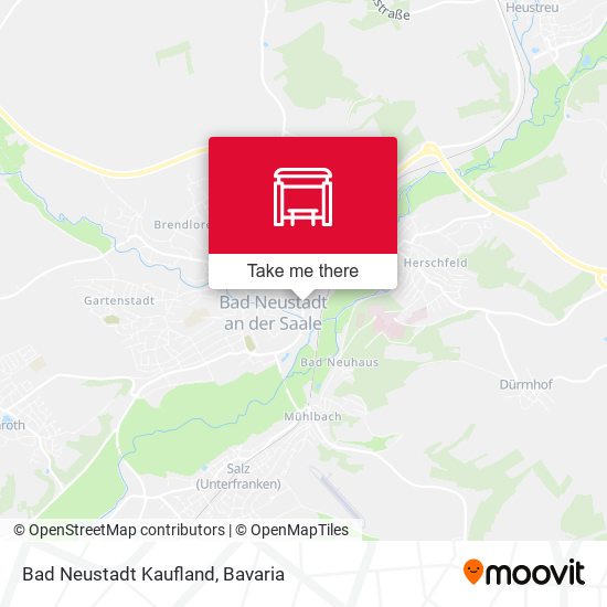Карта Bad Neustadt Kaufland