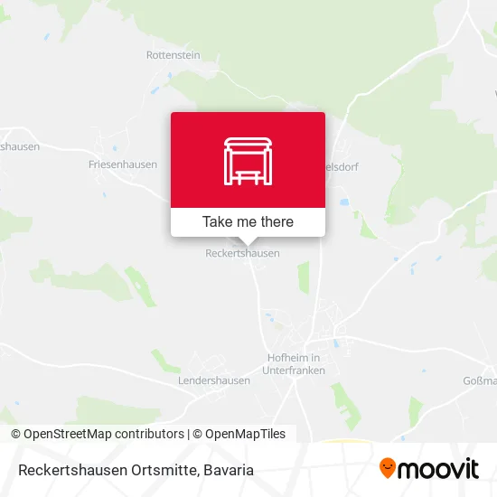 Карта Reckertshausen Ortsmitte