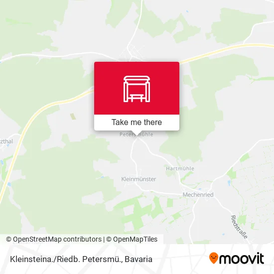 Карта Kleinsteina./Riedb. Petersmü.