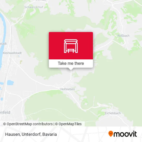 Карта Hausen, Unterdorf