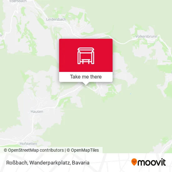 Карта Roßbach, Wanderparkplatz