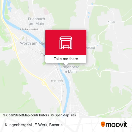 Карта Klingenberg/M., E-Werk