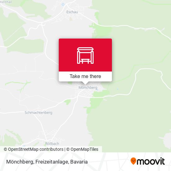 Mönchberg, Freizeitanlage map