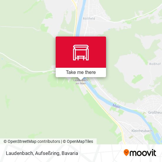 Laudenbach, Aufseßring map