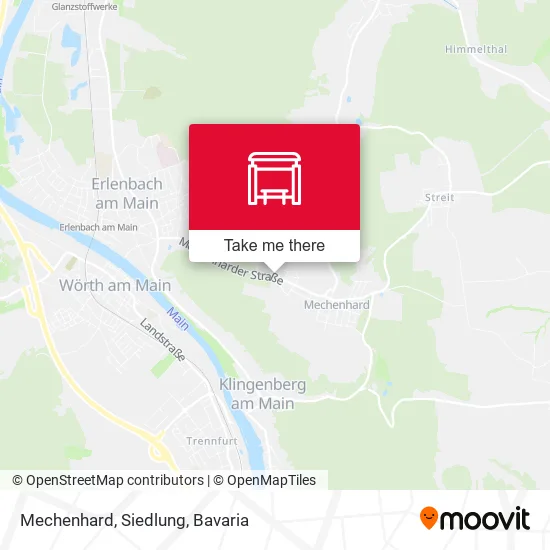 Карта Mechenhard, Siedlung