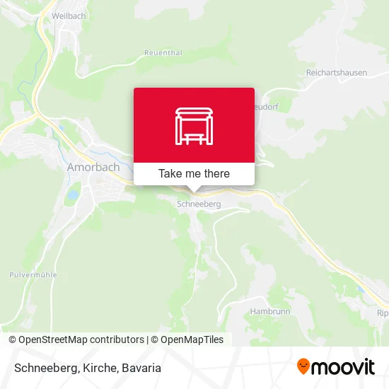 Карта Schneeberg, Kirche
