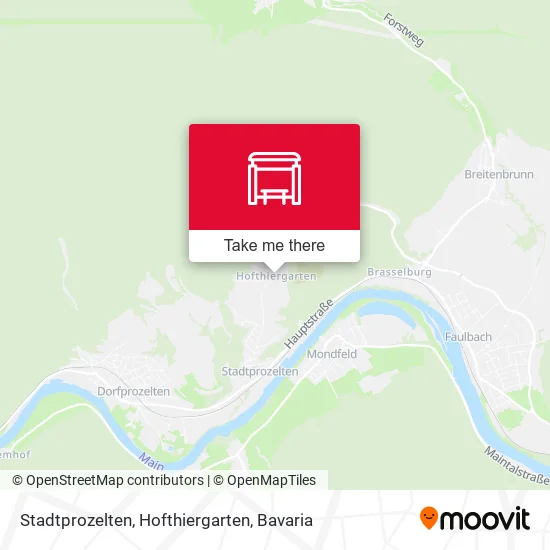 Карта Stadtprozelten, Hofthiergarten