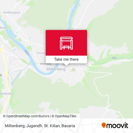 Miltenberg, Jugendh. St. Kilian map