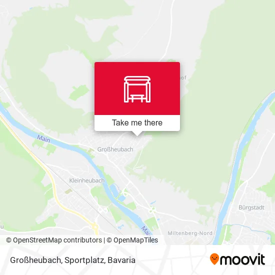Карта Großheubach, Sportplatz