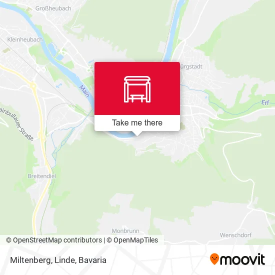 Карта Miltenberg, Linde