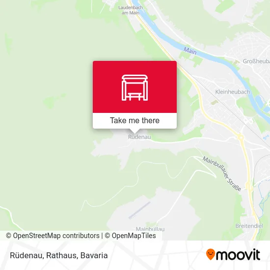 Rüdenau, Rathaus map