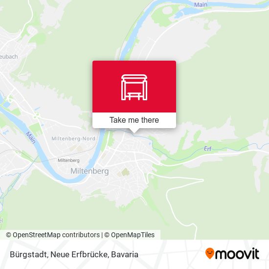 Bürgstadt, Neue Erfbrücke map
