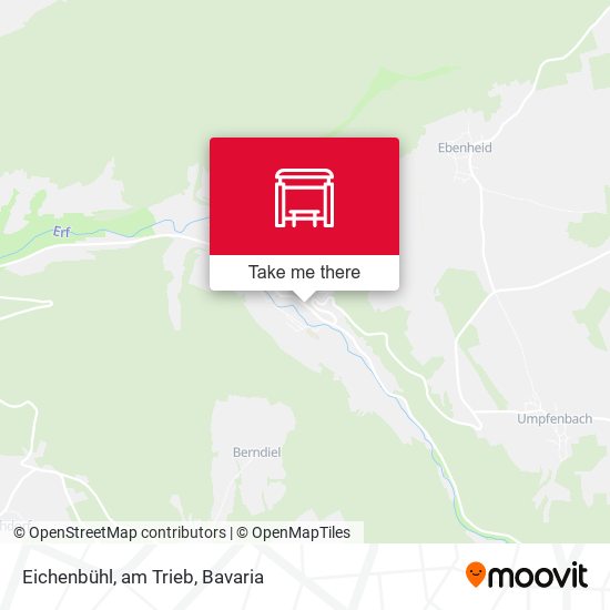 Eichenbühl, am Trieb map